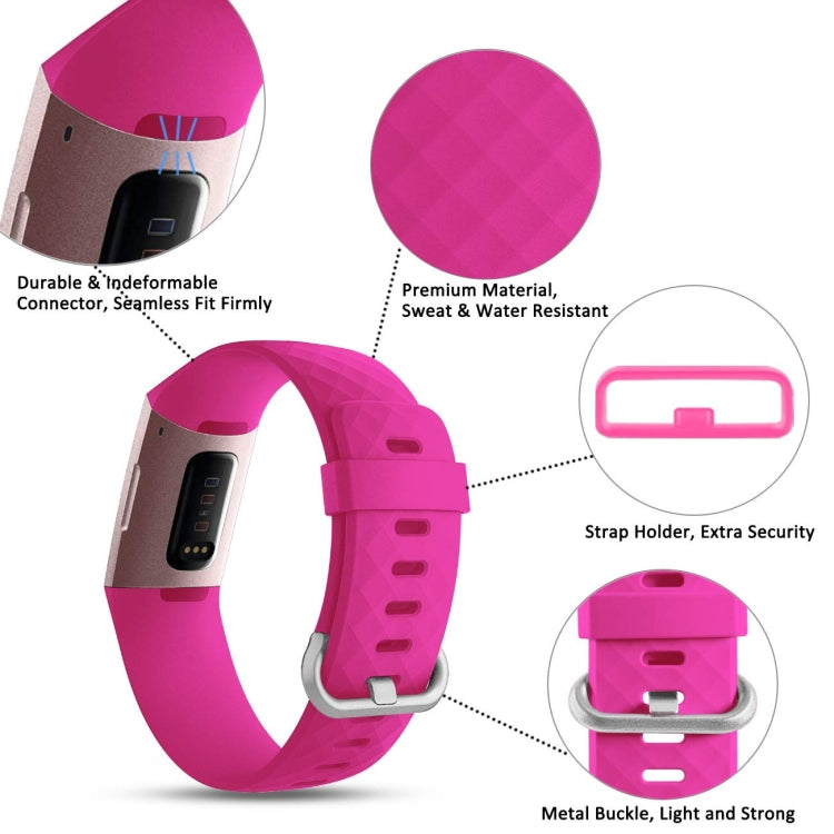 Diamond Pattern Adjustable Sport Watch Band for FITBIT Charge 2, Size: S, 10.5x8.5cm Diamond Pattern Adjustable Sport Watch Band for FITBIT Charge 2, Size: S, 10.5x8.5cm